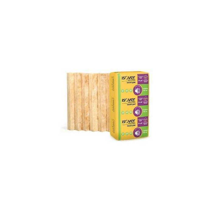 Утеплитель ISOVER Тихий Дом 50х610х1170